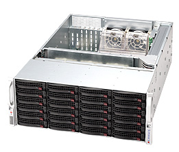 LifeCom Storage 4U 24-bay X9 SC846 E5-v2 10G iSCSI